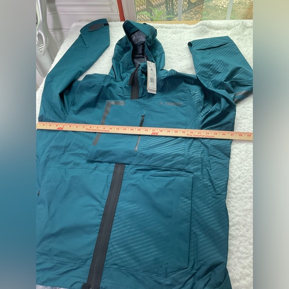 Adidas TERREX XPLORIC RAIN.RDY HIKING JACKET Mens Sz Xl - Picture 5 of 10